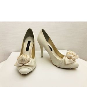 Nina Xion-Ls Ivory Pump Shoes